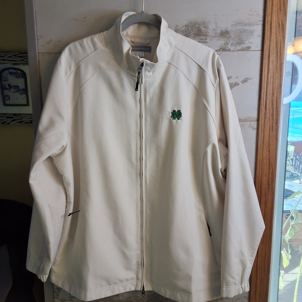 Cutter & Buck Cream Notre Dame Jacket XXL Windtech